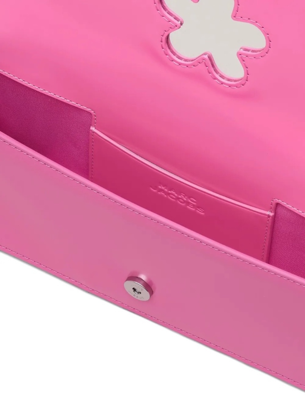 Marc Jacobs The Glam Mirror Shoulder Bag in Bow Pink - Picture 4 of 6
